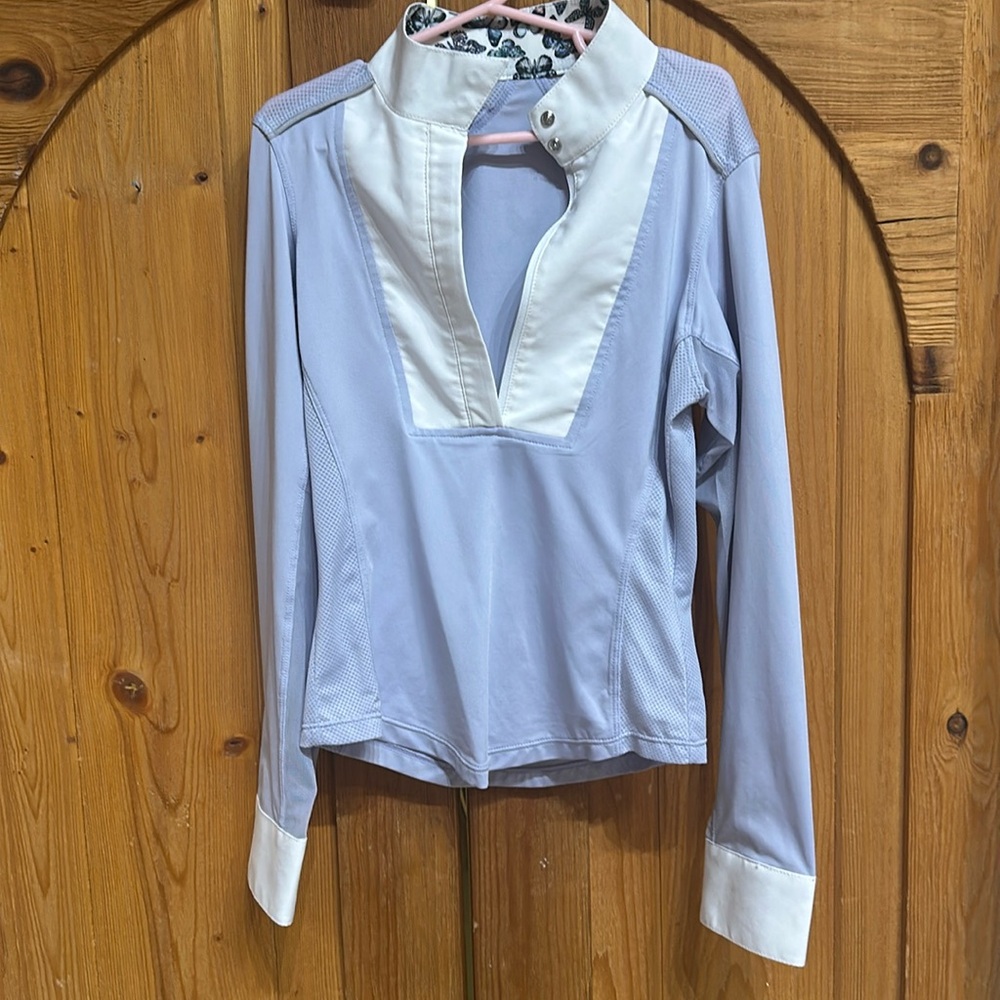 Equestrian girls long-sleeved show shirt